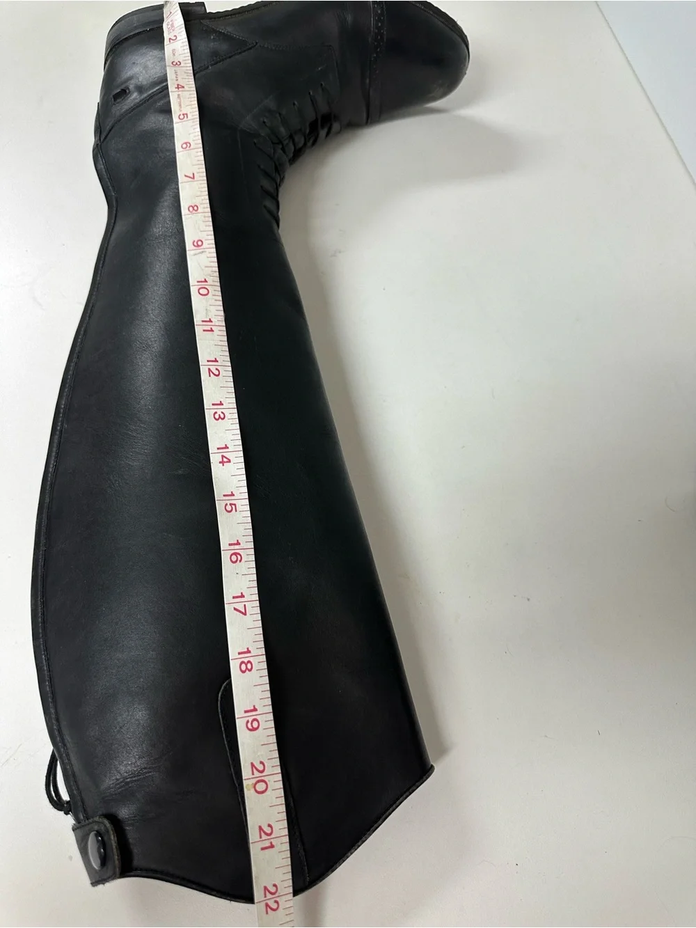Ovation Equestrian Black Knee-High Lace-Up Riding Boots - Women's 467446